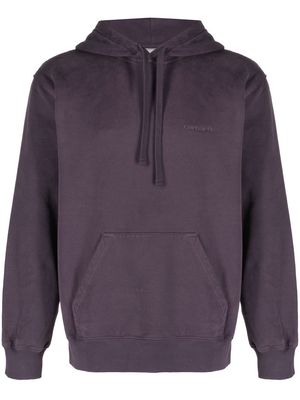 Carhartt WIP Marfa cotton hoodie - Purple