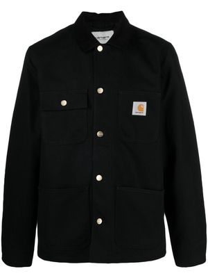 Carhartt WIP Michigan corduroy-collar canvas shirt jacket - Black