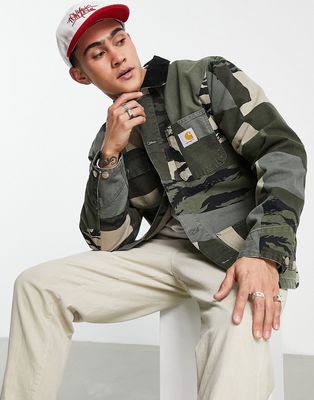 Carhartt WIP michigan jacket in camo-Green