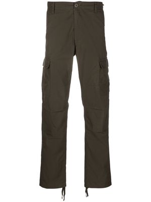 Carhartt WIP mid-rise cotton trousers - Green
