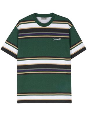 Carhartt WIP Morcom striped T-shirt - Green