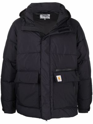 Carhartt WIP Munro logo-patch padded jacket - Black