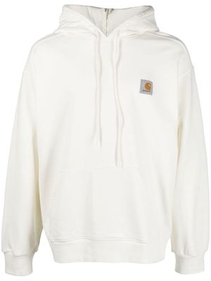 Carhartt WIP Nelson cotton hoodie - White