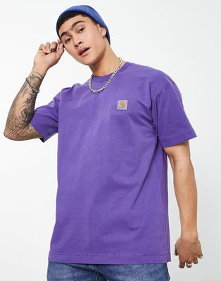 Carhartt WIP nelson loose fit pigment dyed T-shirt in blue