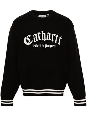 Carhartt WIP Onyx logo-intarsia jumper - Black