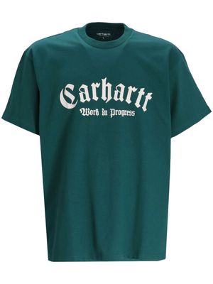 Carhartt WIP Onyx logo-print T-Shirt - Green