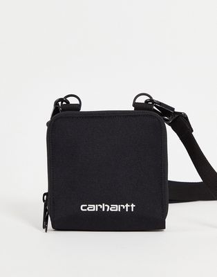 Carhartt WIP payton detachable shoulder wallet in black