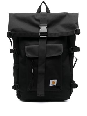 Carhartt WIP Philis logo-patch backpack - Black