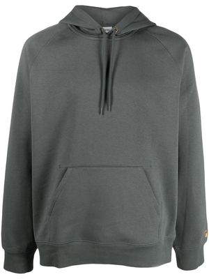 Carhartt WIP pouch-pocket cotton-blend hoodie - Green