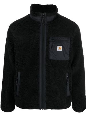 Carhartt WIP Prentis logo-patch fleece jacket - Black