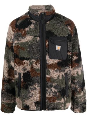 Carhartt WIP Prentis logo-patch fleece jacket - Neutrals