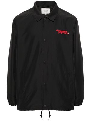 Carhartt WIP Rocky Coach logo-print shirt jacket - Black