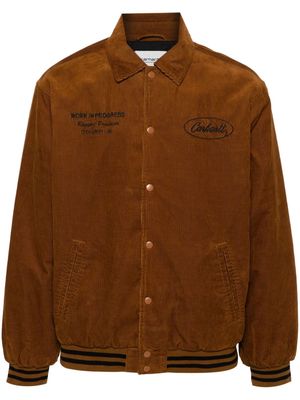 Carhartt WIP Rugged Letterman bomber jacket - Brown