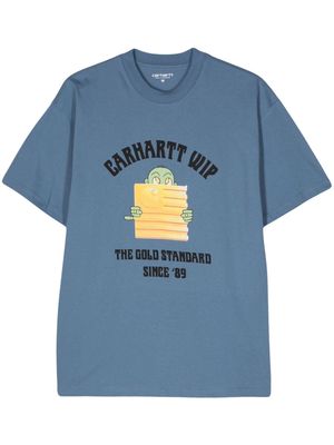 Carhartt WIP S/S Gold Standard cotton T-Shirt - Blue