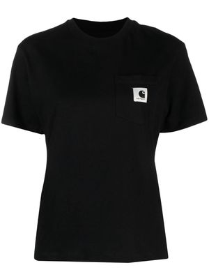 Carhartt WIP S/S Pocket organic-cotton T-Shirt - Black