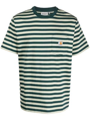 Carhartt WIP Scotty striped T-shirt - Green