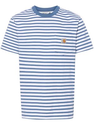 Carhartt WIP Seidler striped T-shirt - Blue