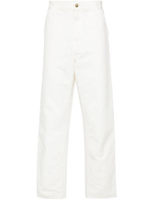 Carhartt WIP Simple organic cotton trousers - White
