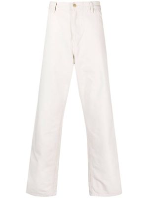 Carhartt WIP Single Knee canvas trousers - White