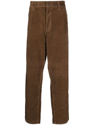 Carhartt WIP single-knee corduroy trousers - Brown