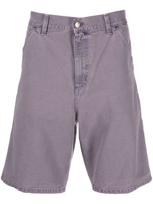 Carhartt WIP Single knee-length Bermuda shorts - Purple
