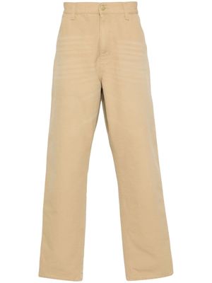 Carhartt WIP Single Knee mid-rise straight-leg trousers - Yellow