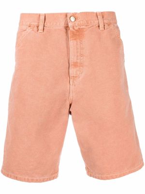 Carhartt WIP Single Knee organic cotton shorts - Pink