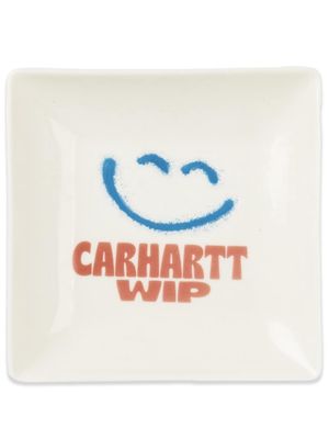 Carhartt WIP smile-print ceramic ashtray - White