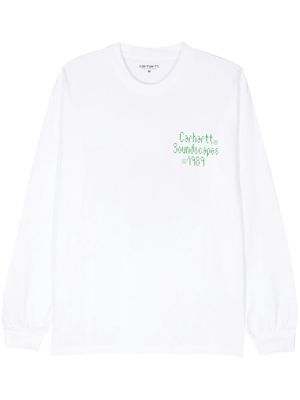 Carhartt WIP Soundface long-sleeve T-shirt - White