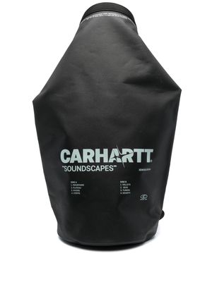 Carhartt WIP Soundscapes canvas waterproof bag - Black