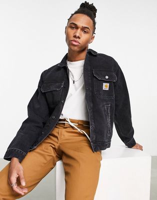 Carhartt WIP Stetson denim jacket in washed black