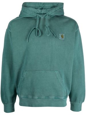 Carhartt WIP stonewashed drawstring hoodie - Blue