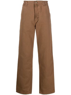 Carhartt WIP straight-leg high waist jeans - Brown