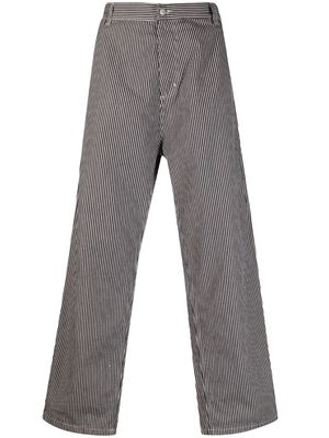 Carhartt WIP Terrell striped cotton trousers - Blue