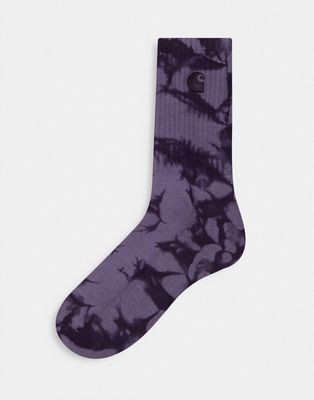 Carhartt WIP vista dyed socks in purple