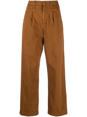 Carhartt WIP W' Cara organic cotton trousers - Brown