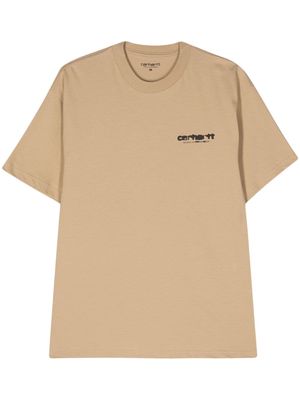 Carhartt WIP W' S/S American Script T-shirt - Neutrals