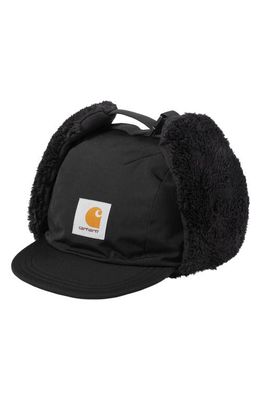 Carhartt Work In Progress Alberta Earflap Hat in Black