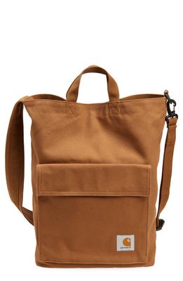 Carhartt Work In Progress Dawn Canvas Tote Bag in Hamilton Brown 