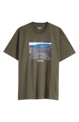 Carhartt Work In Progress Earth Magic Organic Cotton T-Shirt in Cypress