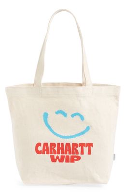 Carhartt Work In Progress Graphic Canvas Tote in Natural