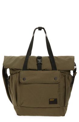 Carhartt Work In Progress Haste Roll Top Canvas Tote in Plant 