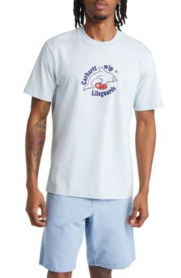 Carhartt Work In Progress Lifeguards Organic Cotton Graphic T-Shirt in Icarus