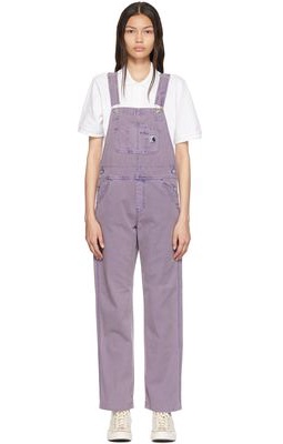 Carhartt Work In Progress Purple Cotton Overalls