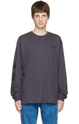 Carhartt Work In Progress Purple Scope Long Sleeve T-Shirt