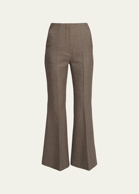 Carillo Flared Wool Trousers