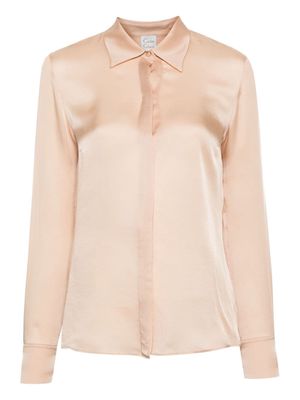 Carine Gilson longsleeved silk shirt - Neutrals