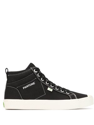 Cariuma x Pantone OCA canvas high-top sneakers - Black