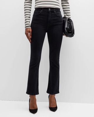 Carly Kick-Flare Cropped Jeans