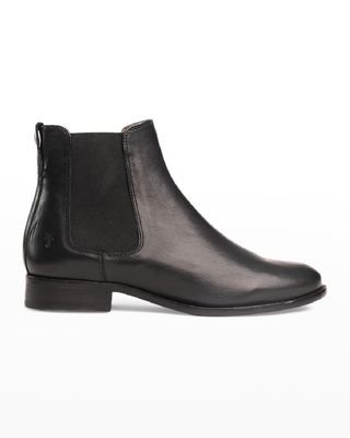 Carly Leather Chelsea Booties